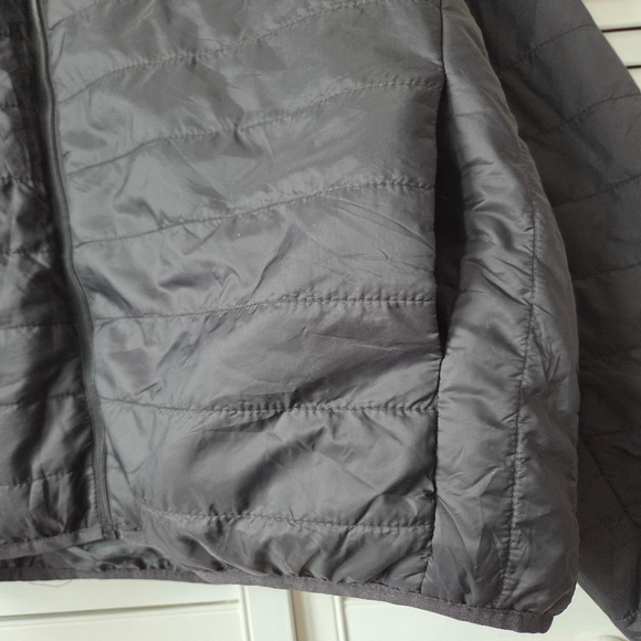 Women's PINK Victoria's Secret Black Puffer Jacket L - Picture 5 of 11